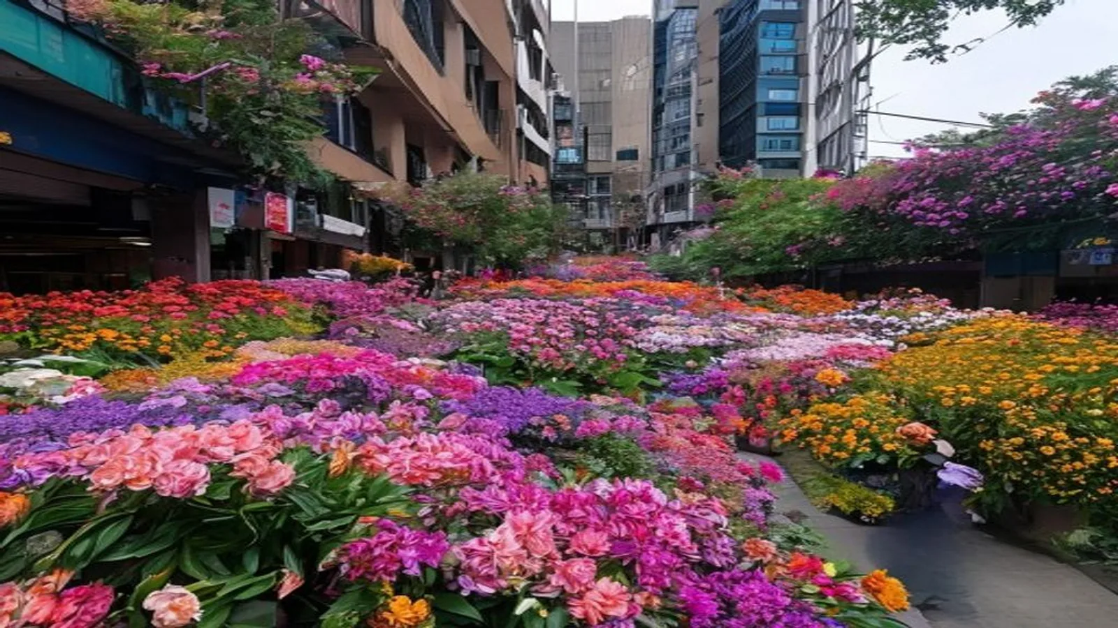 Đường hoa Nguyễn Huệ