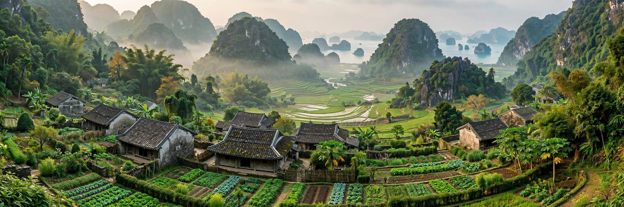 Làng cổ Việt Hải giữa thung lũng xanh trên đảo Cát Bà