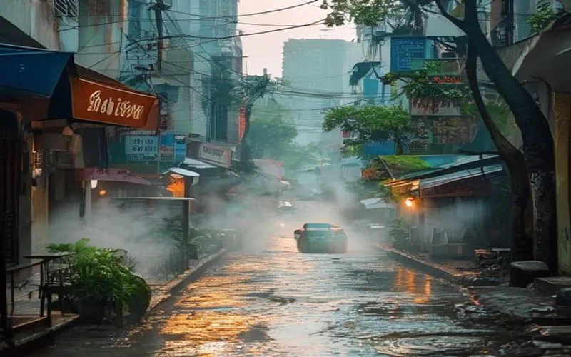 Suối nước nóng Bình Châu — 2